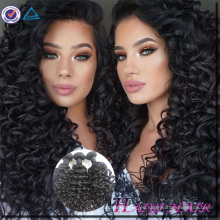 One Donor Virgin Hair Weft Large Stock cabello humano pelo rizado piezas